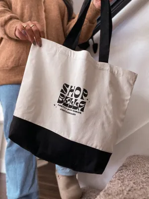 SHOP BELLA ORIGINAL two tone large tote bag