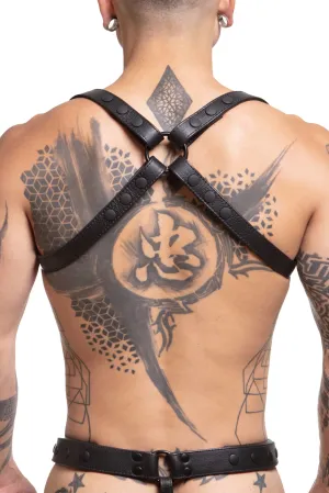 SHOULDER BUCKLE HARNESS - Black