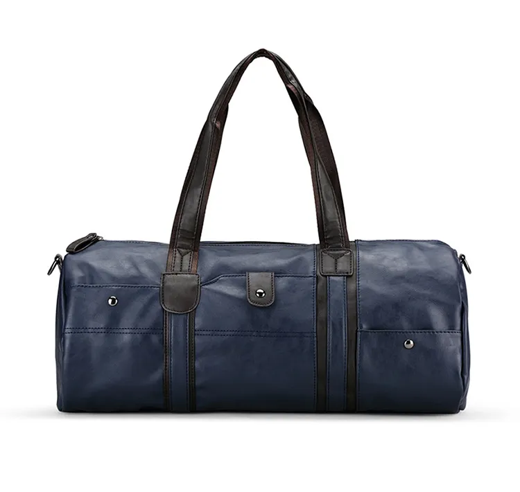 Shub-02 Faux Leather Gym-Travel Duffel Handbag by Wolph