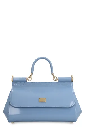 Sicily media Patent leather handbag