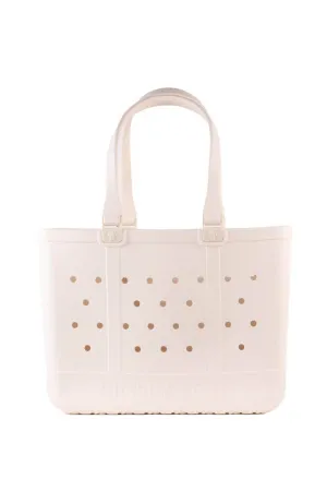 Simply Southern Large Waterproof Tote Bag in Shell | 0125-SIMPLYTOTE-SHELL