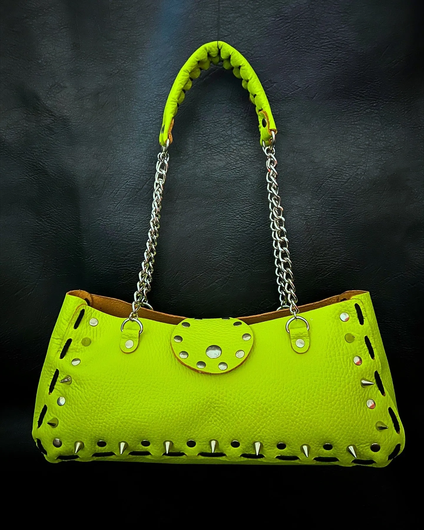 Slime Green Shoulder purse