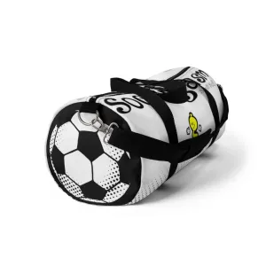 SOCCERGASM-WHITE Duffel Bag
