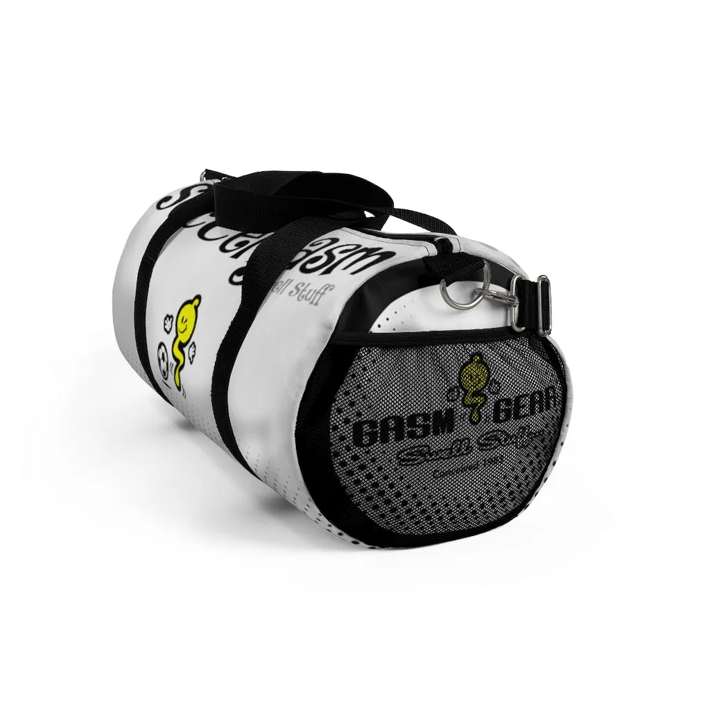 SOCCERGASM-WHITE Duffel Bag