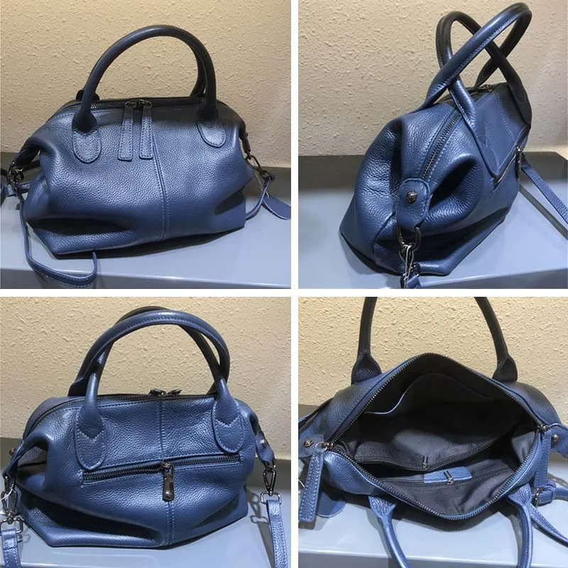 Soft Real Leather Ladies Hand Bag Genuine Leather Purse