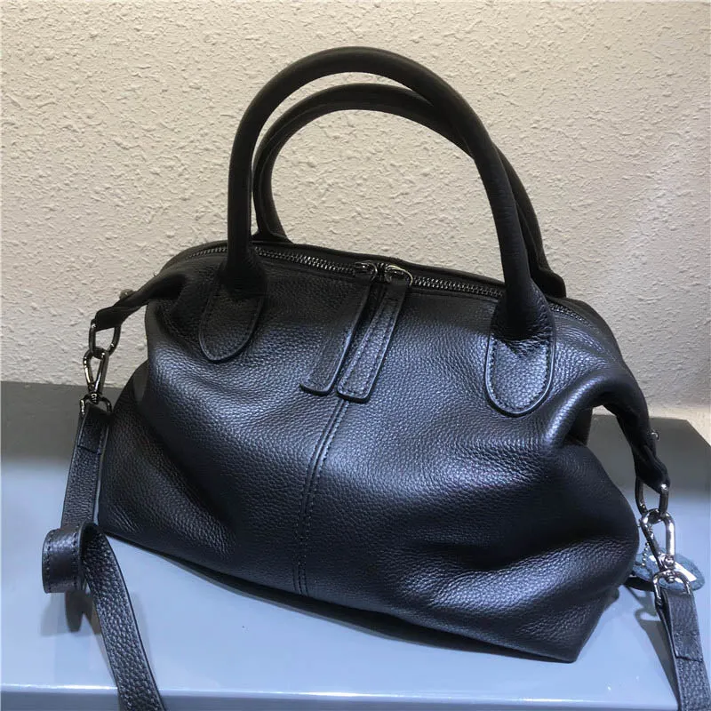 Soft Real Leather Ladies Hand Bag Genuine Leather Purse