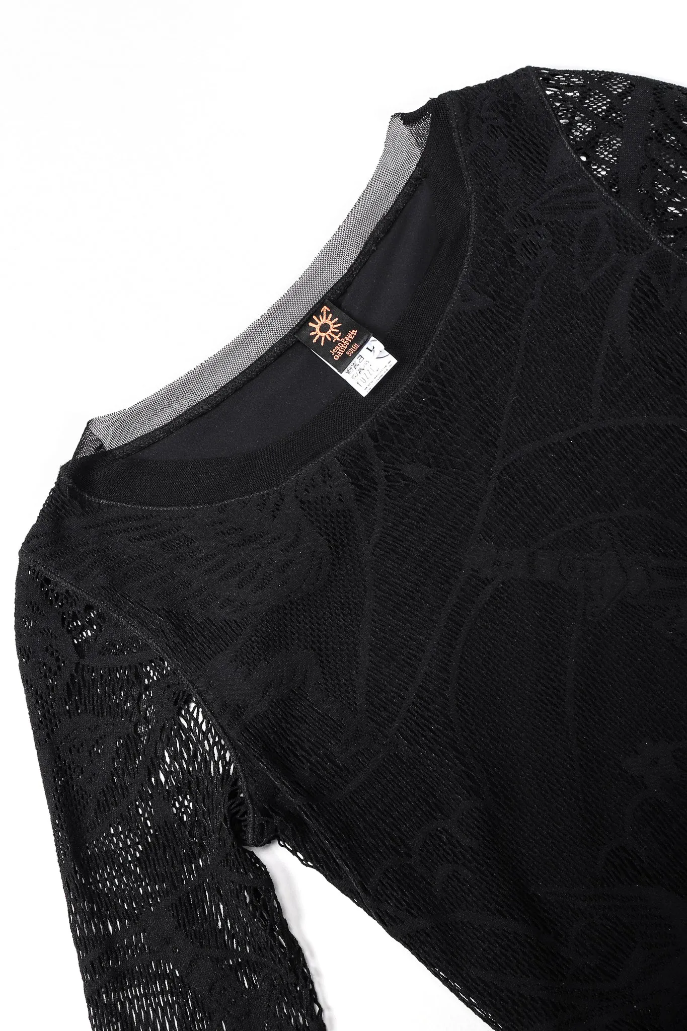 Soleil Crochet Net Mesh Lace Dress