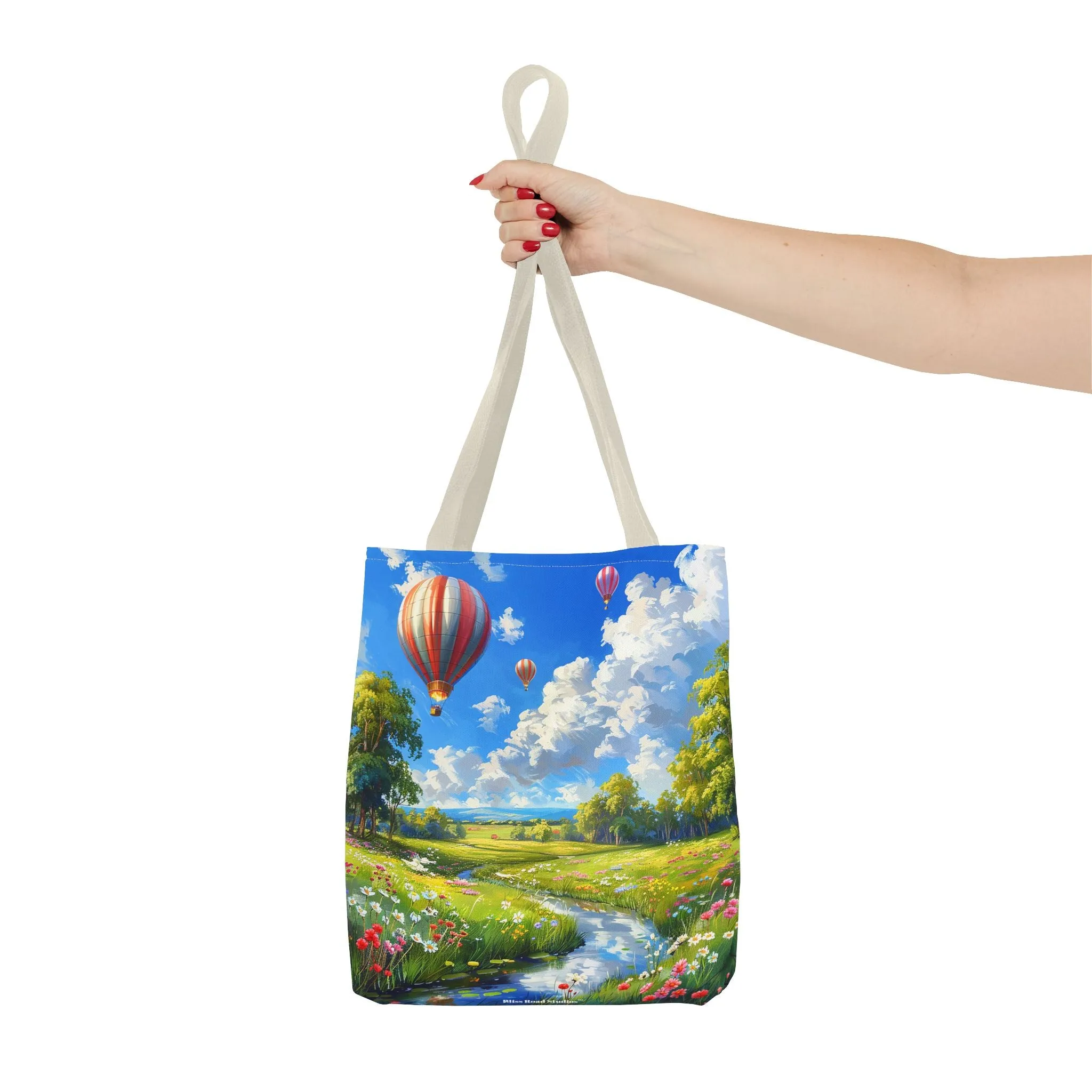 Spring Meadow Soar Tote Bag - Soar into Spring with Style and Adventure! Available in 3 sizes.