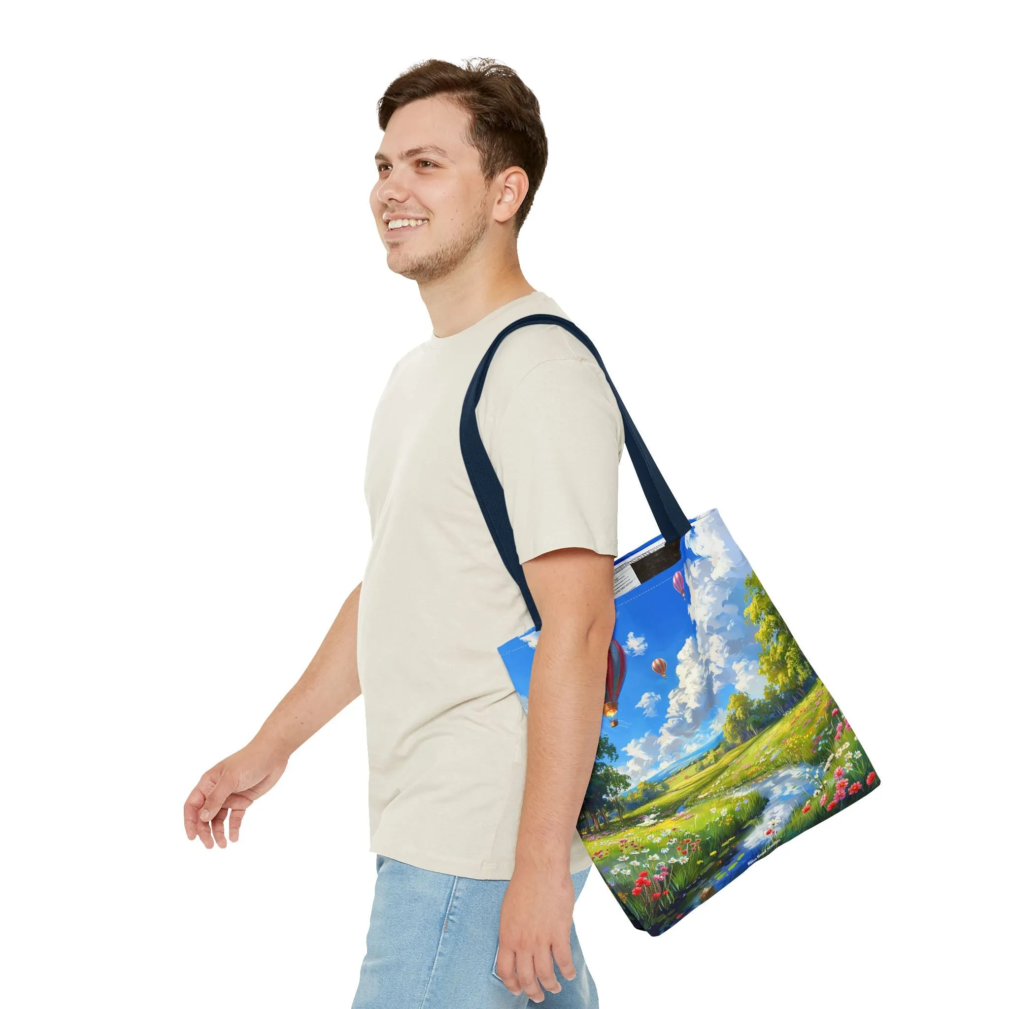 Spring Meadow Soar Tote Bag - Soar into Spring with Style and Adventure! Available in 3 sizes.