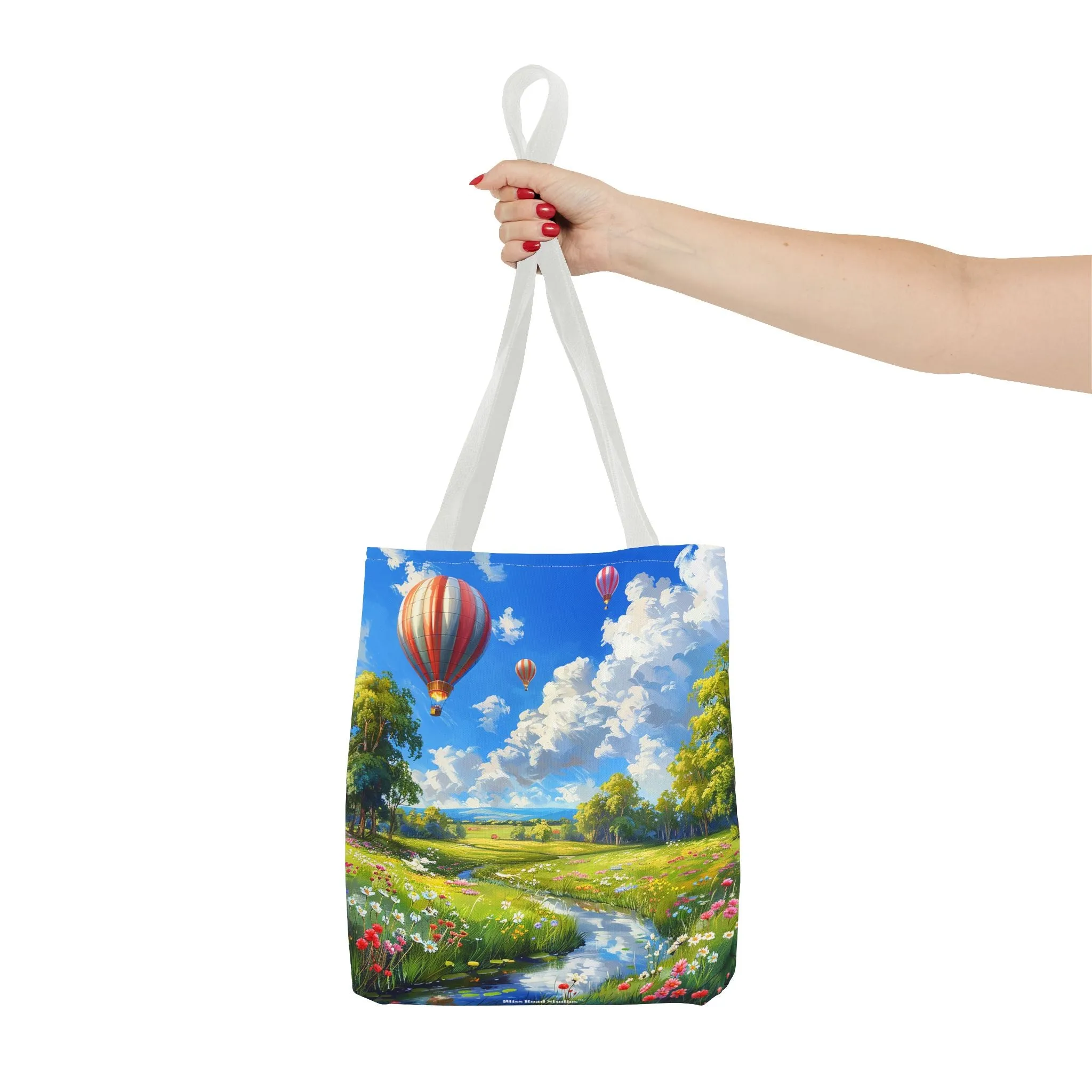 Spring Meadow Soar Tote Bag - Soar into Spring with Style and Adventure! Available in 3 sizes.