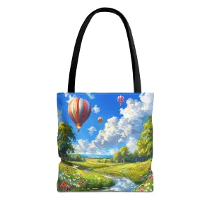 Spring Meadow Soar Tote Bag - Soar into Spring with Style and Adventure! Available in 3 sizes.