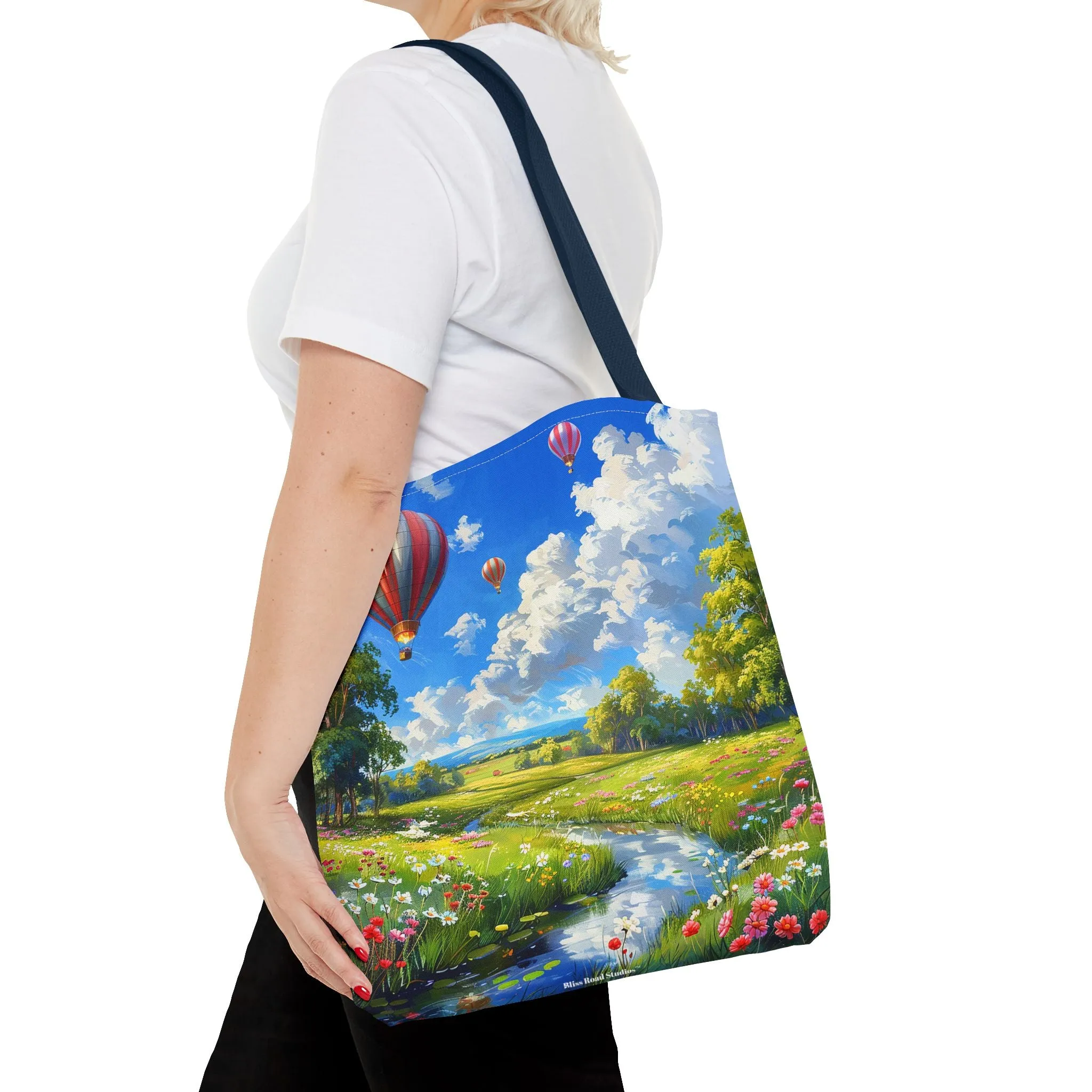Spring Meadow Soar Tote Bag - Soar into Spring with Style and Adventure! Available in 3 sizes.