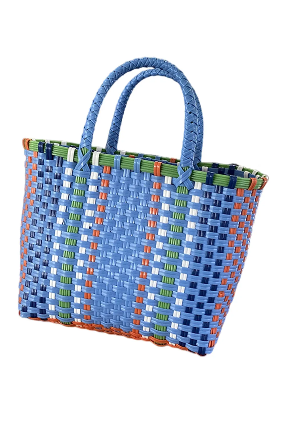 Square Woven Basket Tote Bag 19*12*18cm