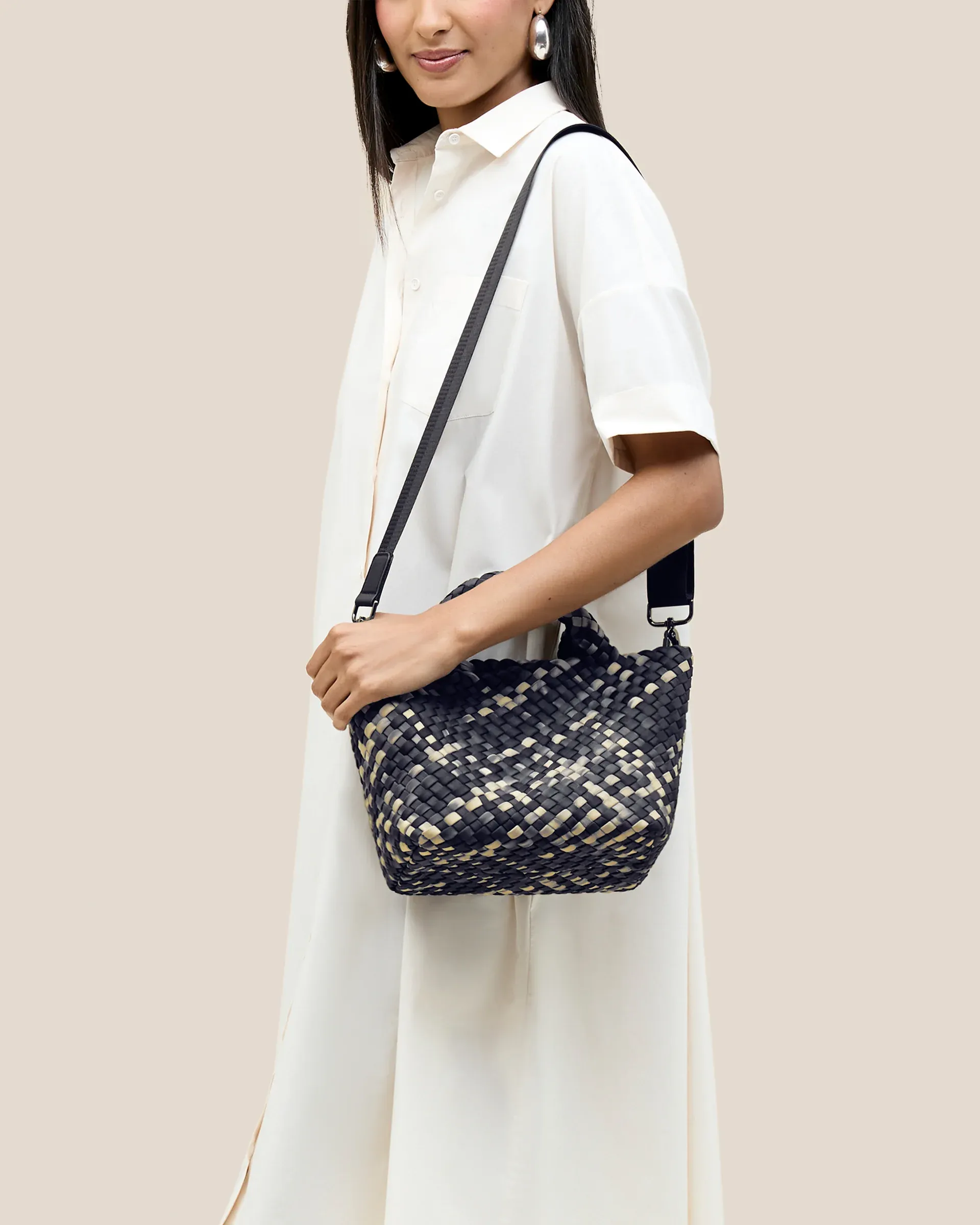 ST BARTHS SMALL TOTE WATERCOLOR IN NIMBUS