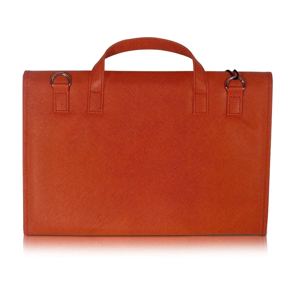 Storage Envelope for Craft Supplies and Jewelry.  Pumpkin Orange