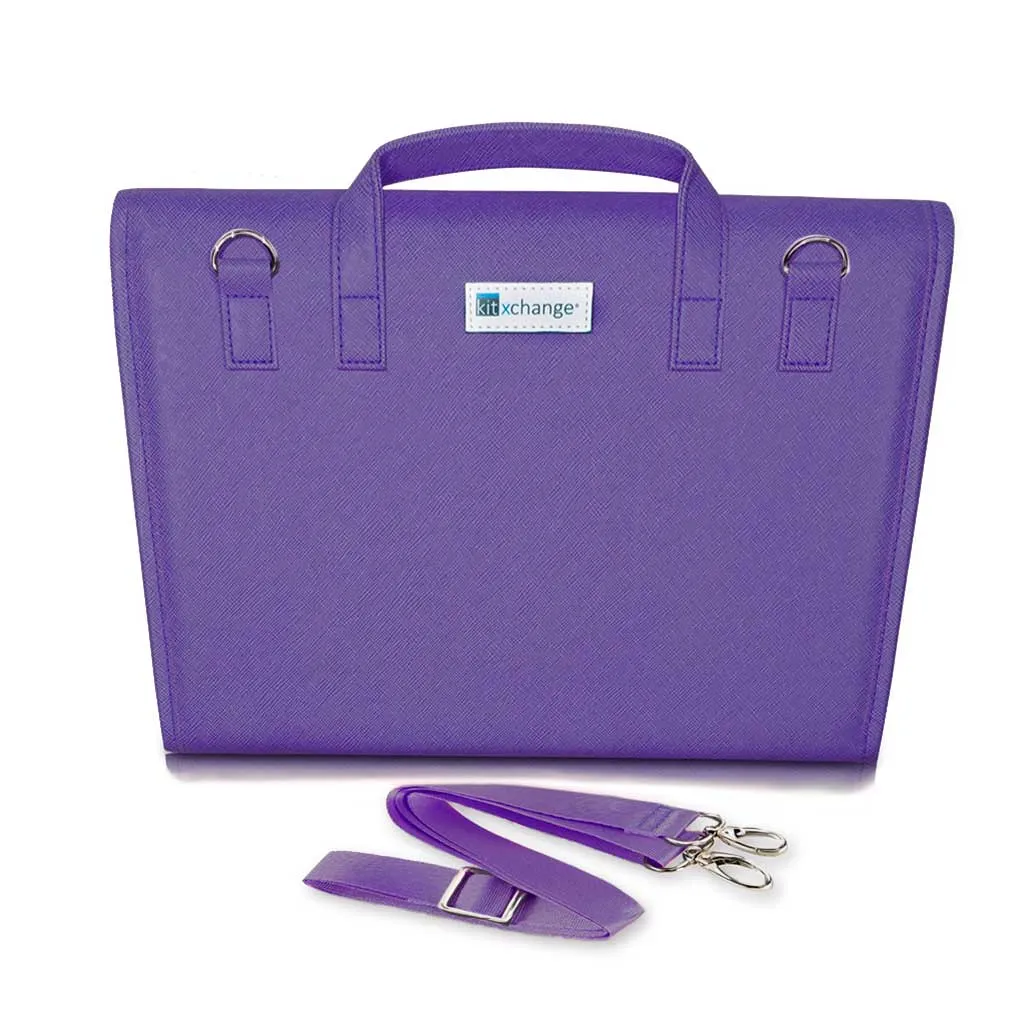 Storage Envelope for Craft Supplies and Jewelry. Purple