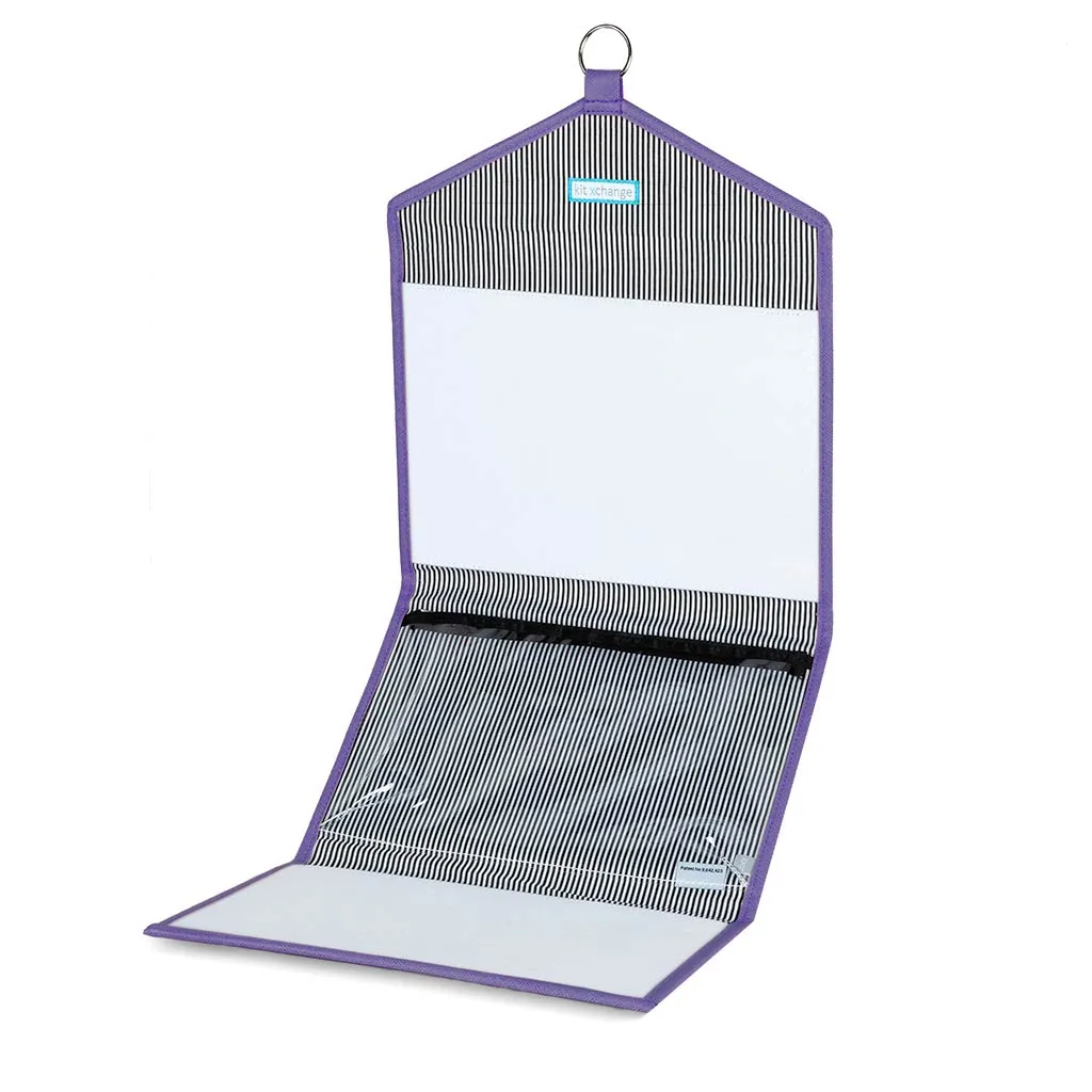Storage Envelope for Craft Supplies and Jewelry. Purple