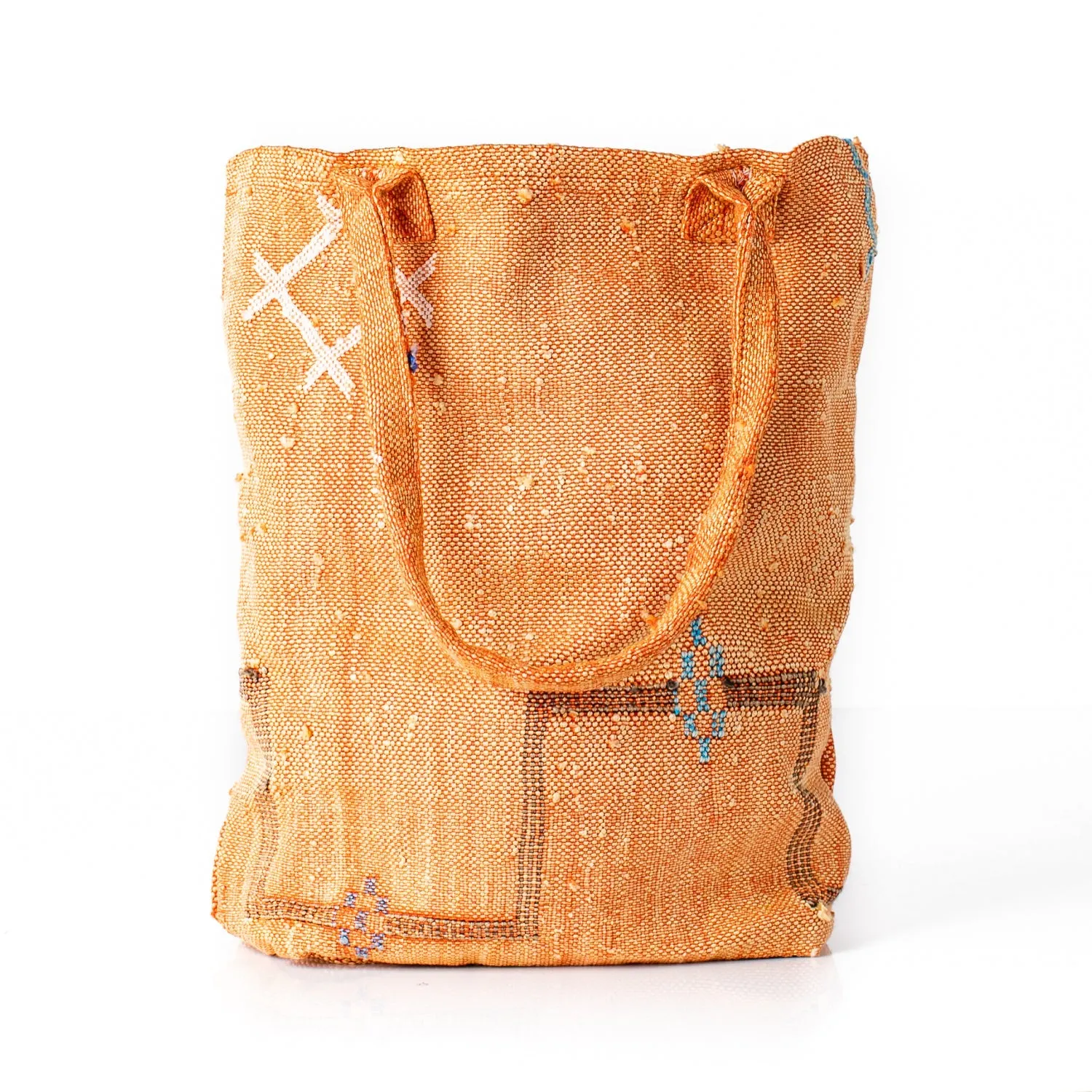 Sunset Orange - Tote Cactus Silk bag