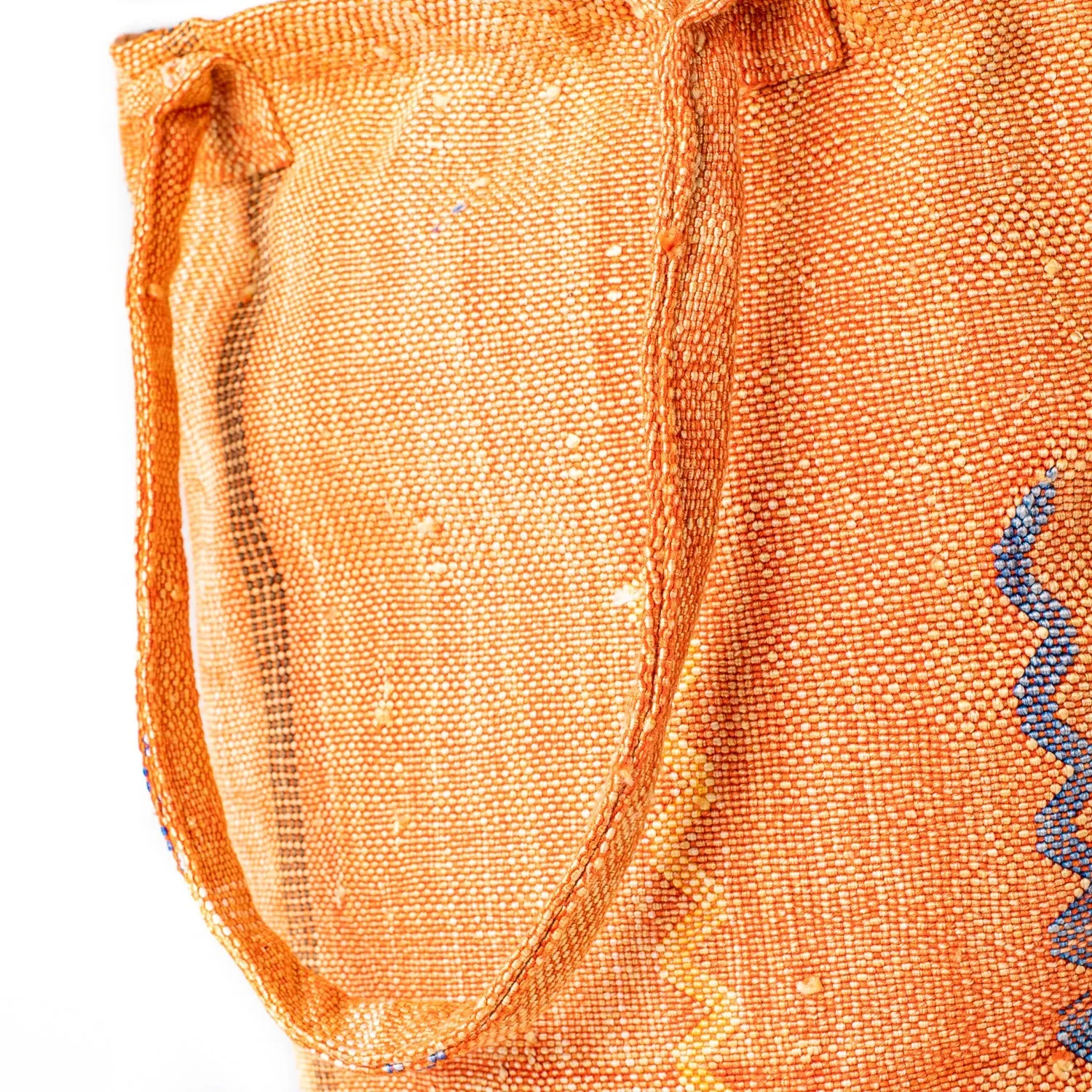 Sunset Orange - Tote Cactus Silk bag