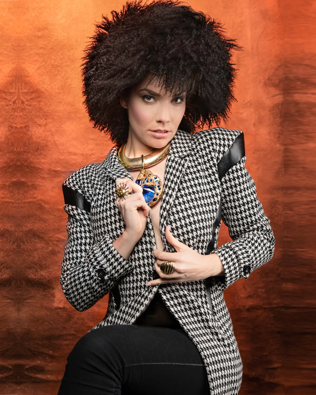 Super Nova Houndstooth Jacket