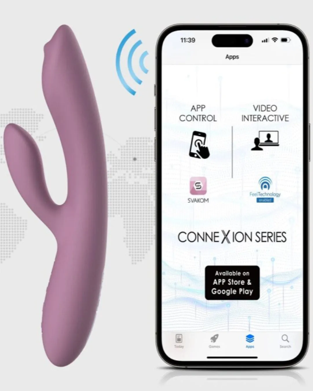 Svakom Trysta Neo Targeted Rolling G-Spot Rabbit Vibrator