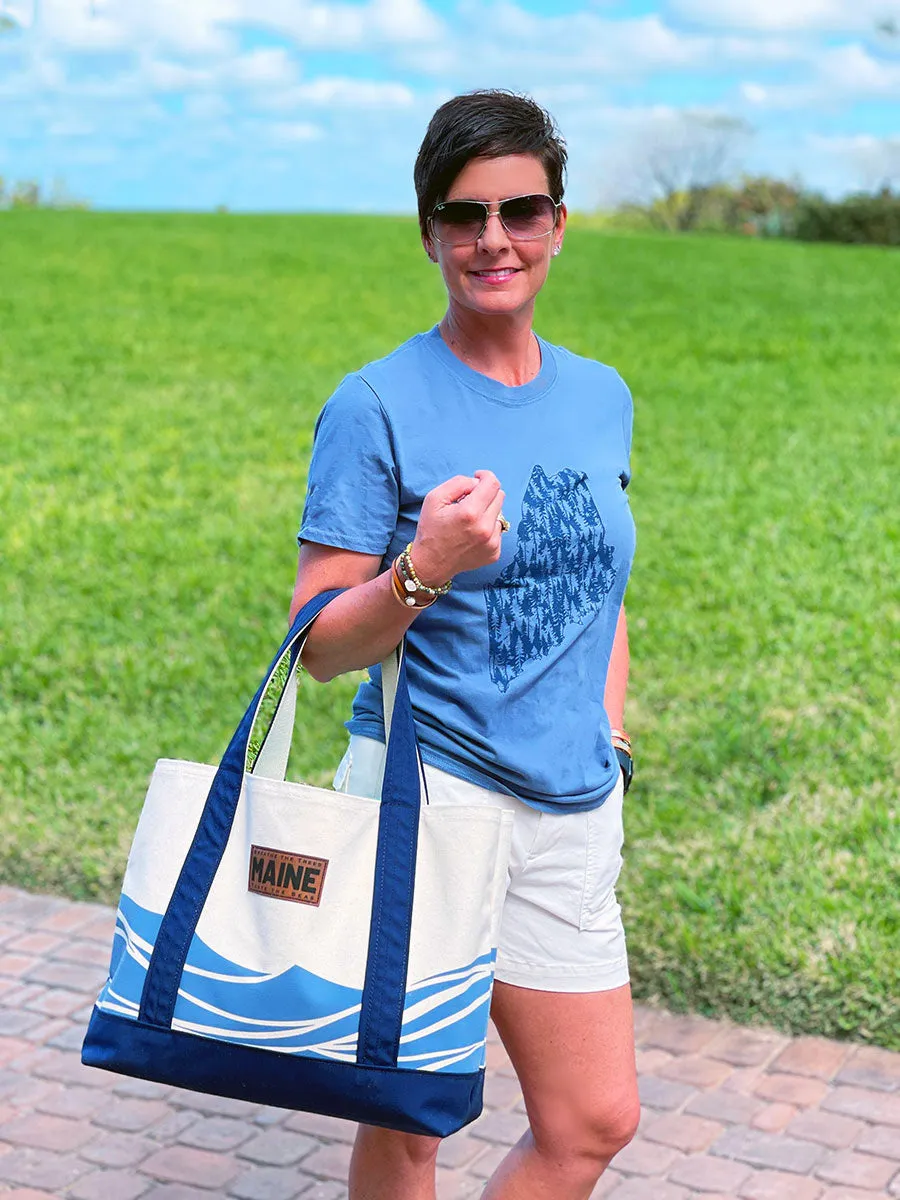 Taste the Seas Large Tote Bag