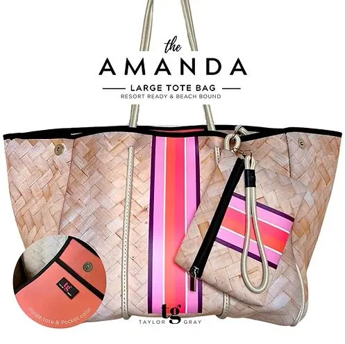 Taylor Gray - Neoprene Large Tote
