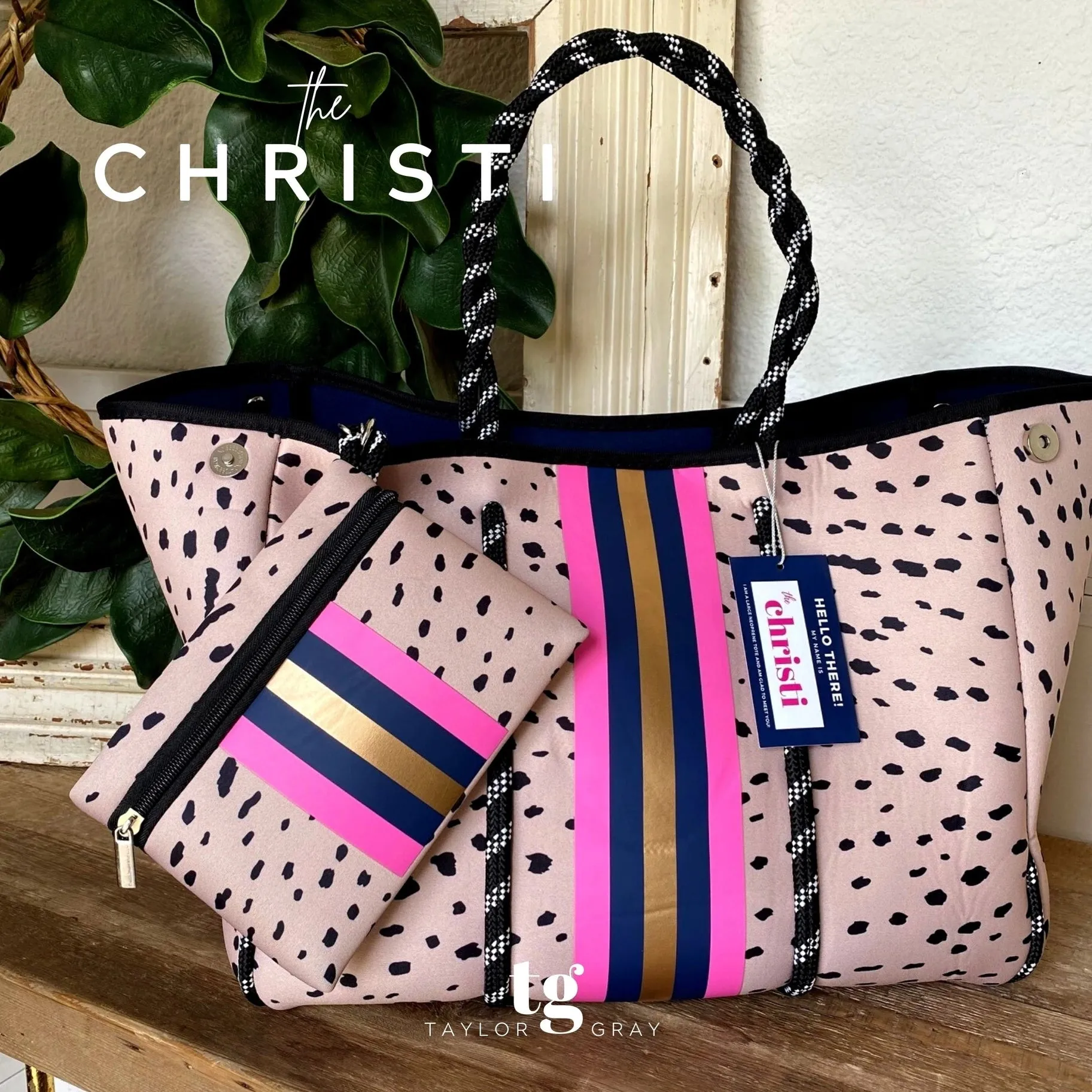 Taylor Gray - Neoprene Large Tote