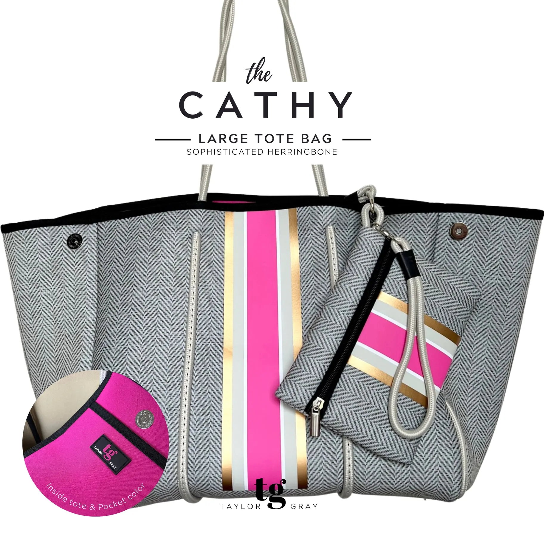 Taylor Gray - Neoprene Large Tote