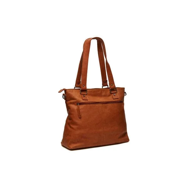 The Chesterfield Leather Shopper Cognac Rome