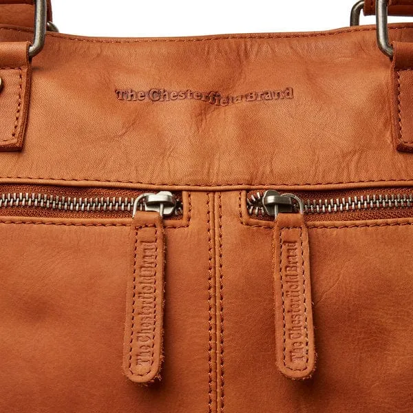 The Chesterfield Leather Shopper Cognac Rome