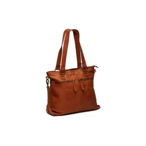 The Chesterfield Leather Shopper Cognac Rome