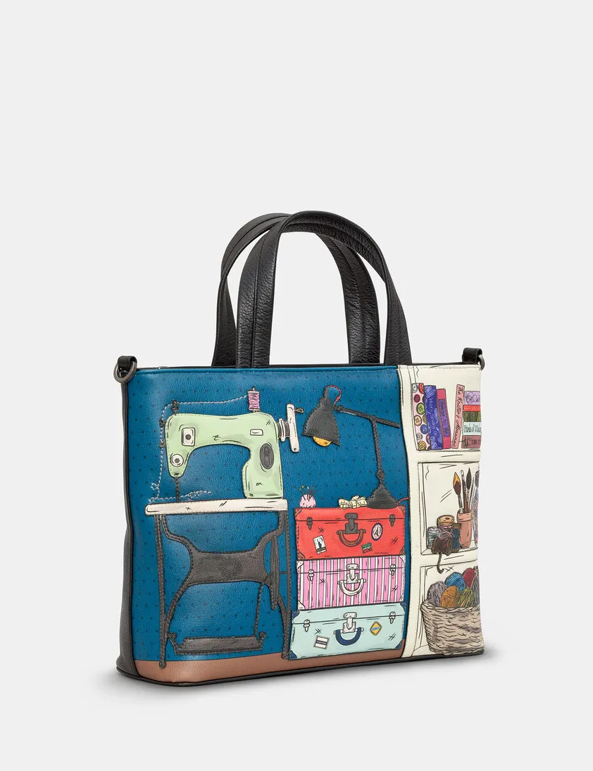 The Craft Room Leather Grab Bag LUCKY LAST 30% OFF