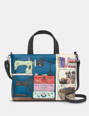 The Craft Room Leather Grab Bag LUCKY LAST 30% OFF