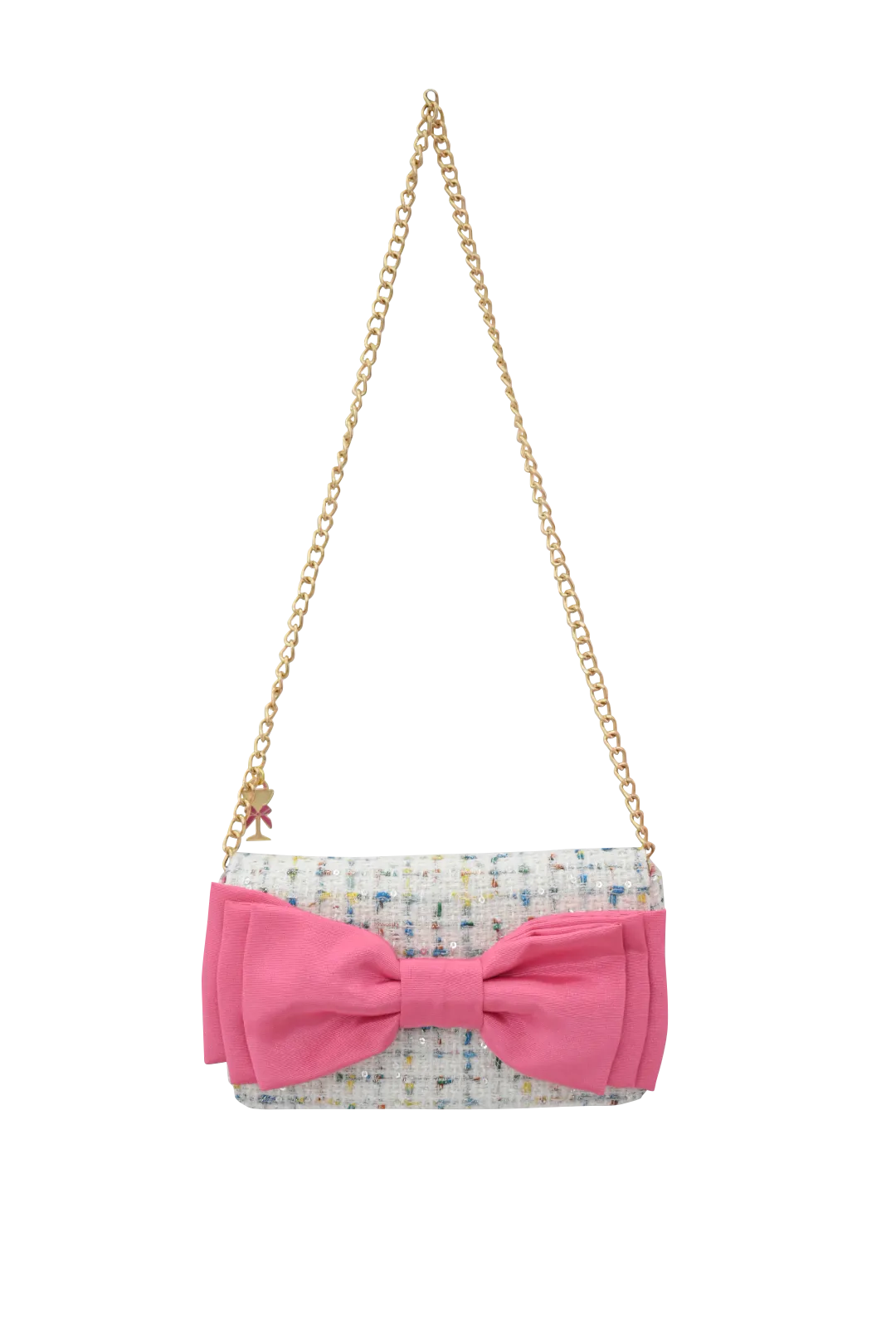 The Luxe Cocktail Clutch with Interchangeable Bows & Flowers