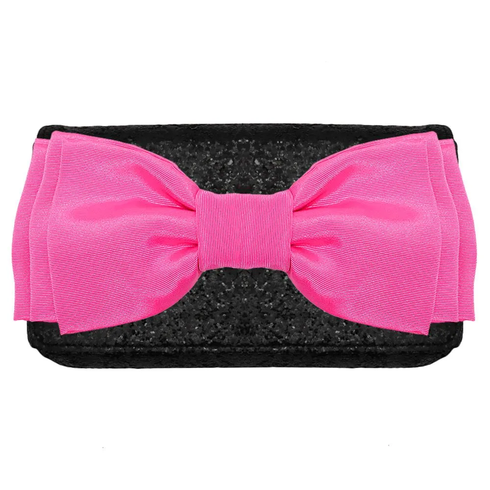 The Luxe Cocktail Clutch with Interchangeable Bows & Flowers