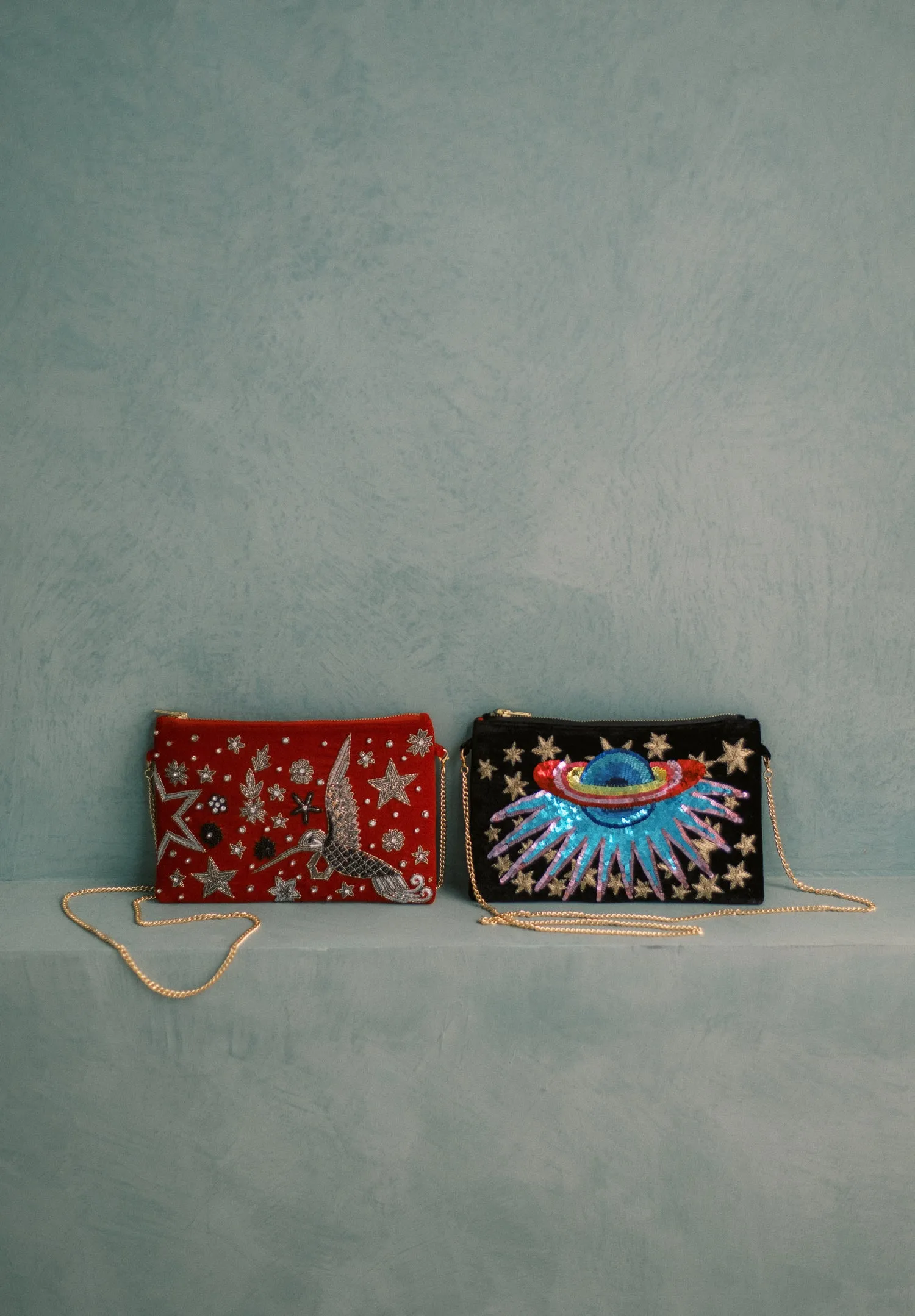 This side of Paradise Velvet Purse (Preorder)