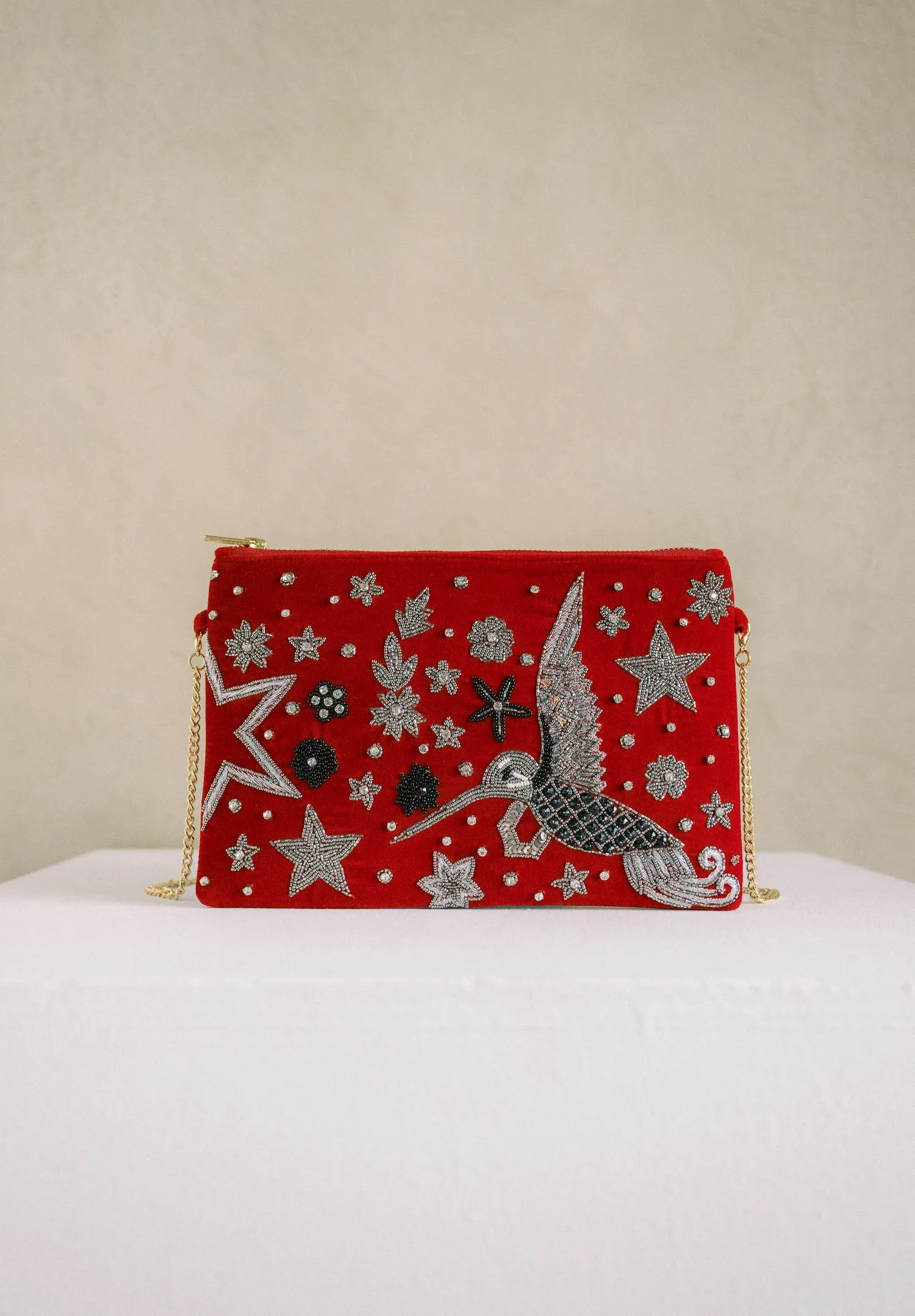 This side of Paradise Velvet Purse (Preorder)