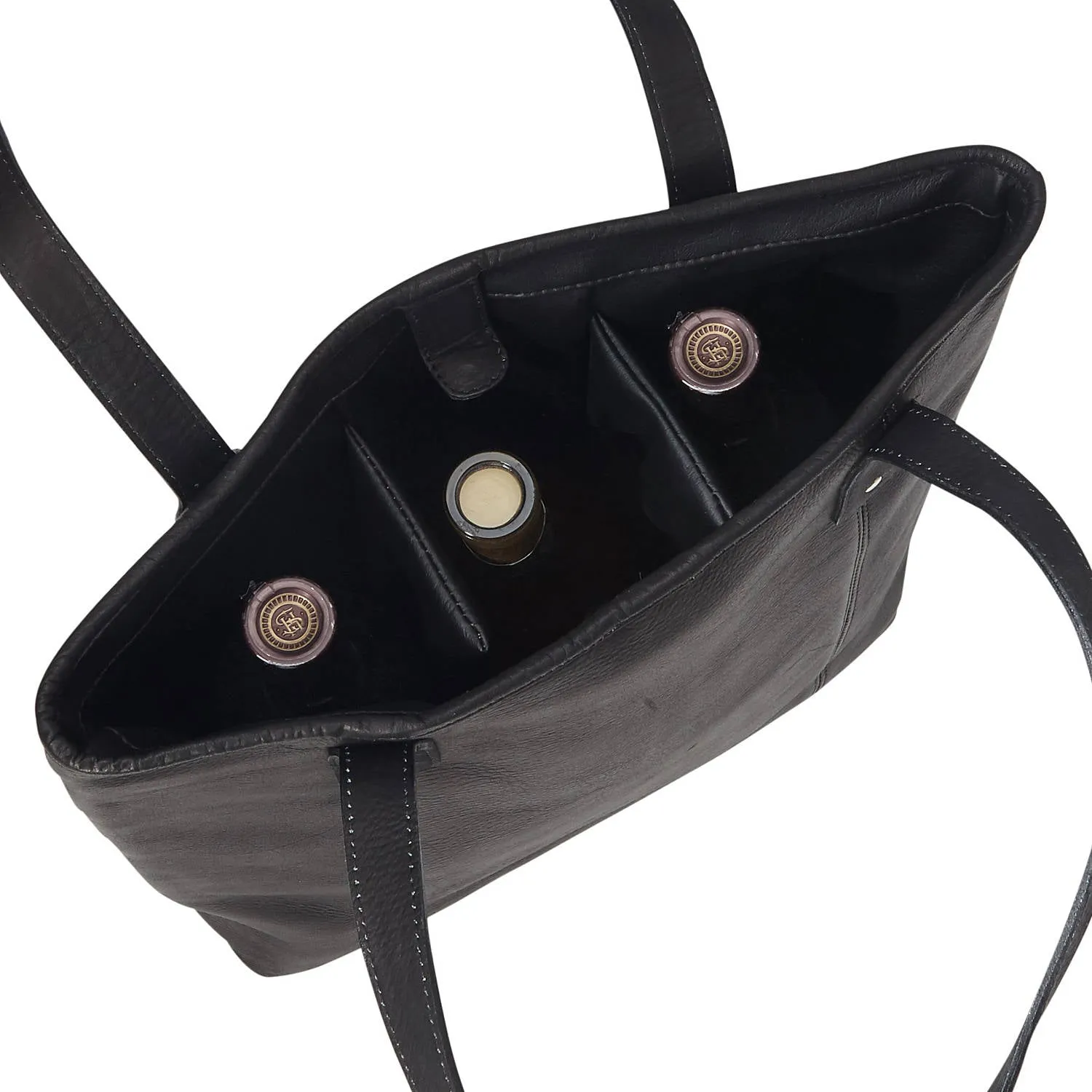 THREE BOTTLE WINE TOTE