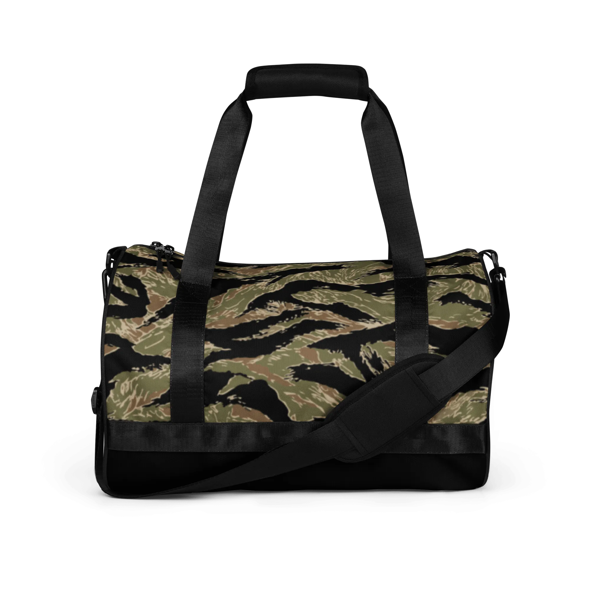 Tiger stripe duffel bag