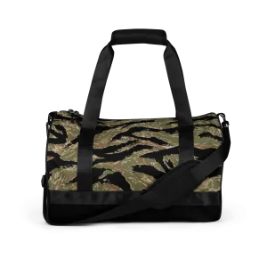Tiger stripe duffel bag