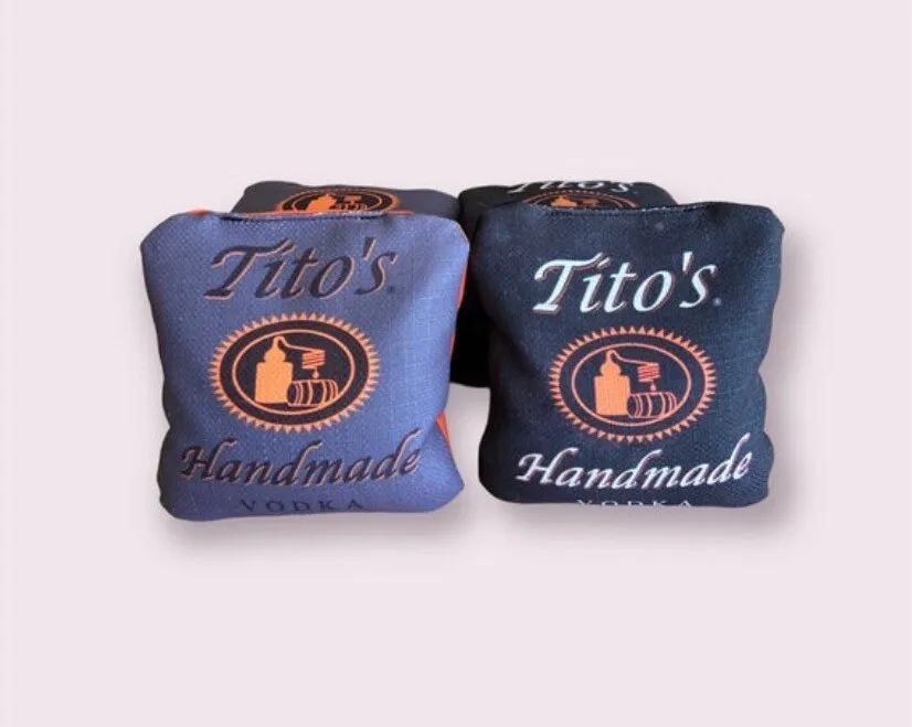 Tito’s Vodka Pro Style Resin Filled Cornhole Bags