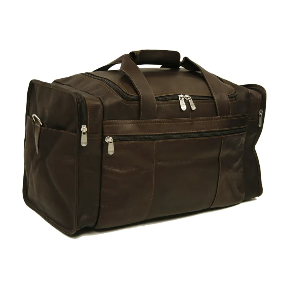 TRAVEL DUFFEL WITH SIDE POCKETS