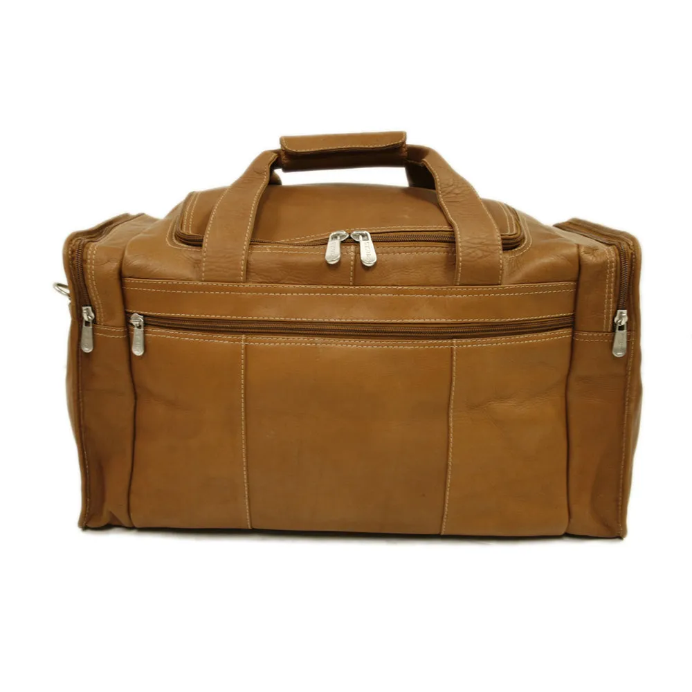 TRAVEL DUFFEL WITH SIDE POCKETS