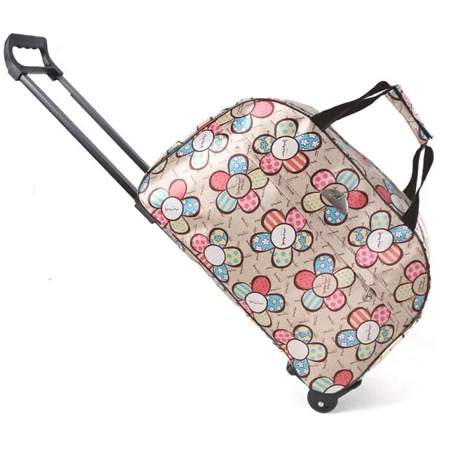 Travel Luggage Bag /Wheeled Duffle Trolley bag Rolling Suitcase Women Men Traveler Bag With Wheel Carry-On bag