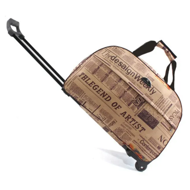 Travel Luggage Bag /Wheeled Duffle Trolley bag Rolling Suitcase Women Men Traveler Bag With Wheel Carry-On bag