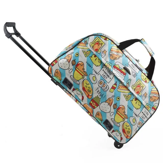 Travel Luggage Bag /Wheeled Duffle Trolley bag Rolling Suitcase Women Men Traveler Bag With Wheel Carry-On bag
