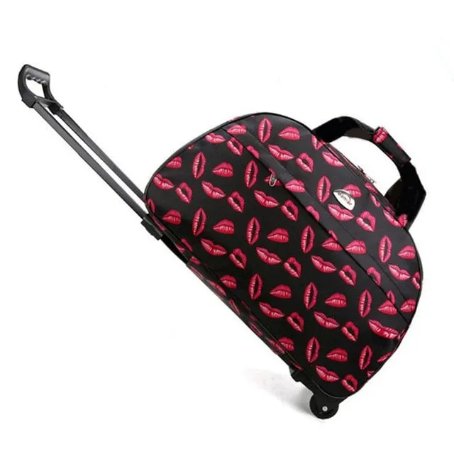 Travel Luggage Bag /Wheeled Duffle Trolley bag Rolling Suitcase Women Men Traveler Bag With Wheel Carry-On bag