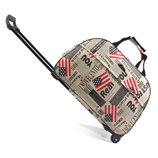 Travel Luggage Bag /Wheeled Duffle Trolley bag Rolling Suitcase Women Men Traveler Bag With Wheel Carry-On bag