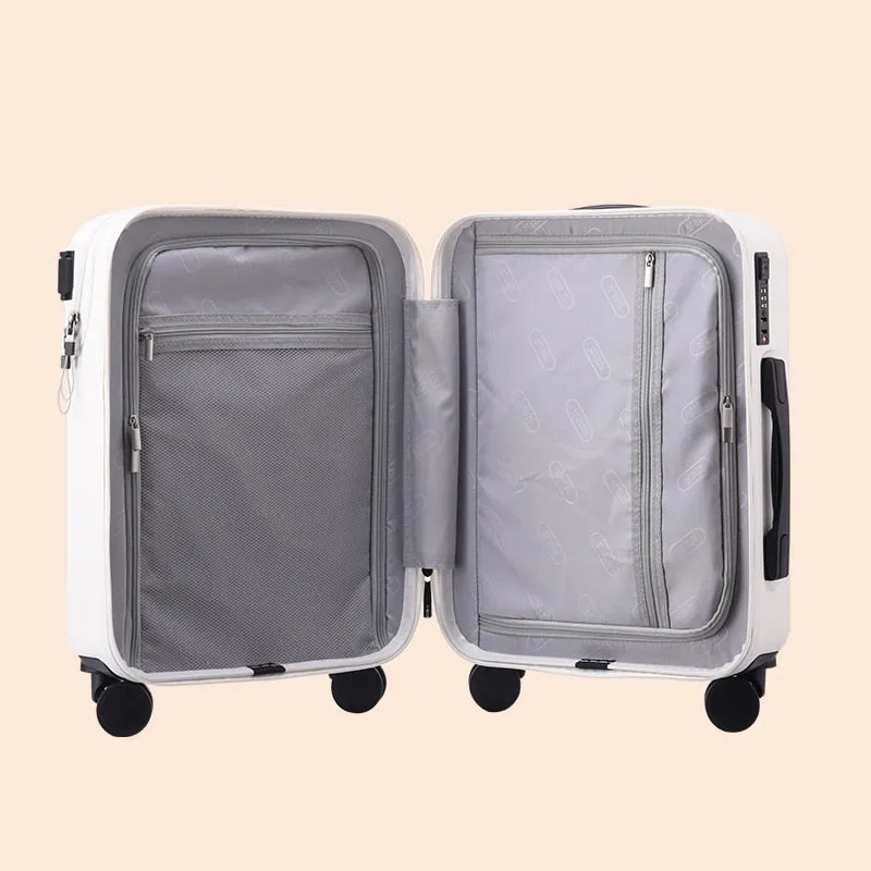 Travel Suitcase Carry on Luggage with Wheels Cabin Rolling Luggage trolley luggage bag Men&#39;s business lightweight luggage